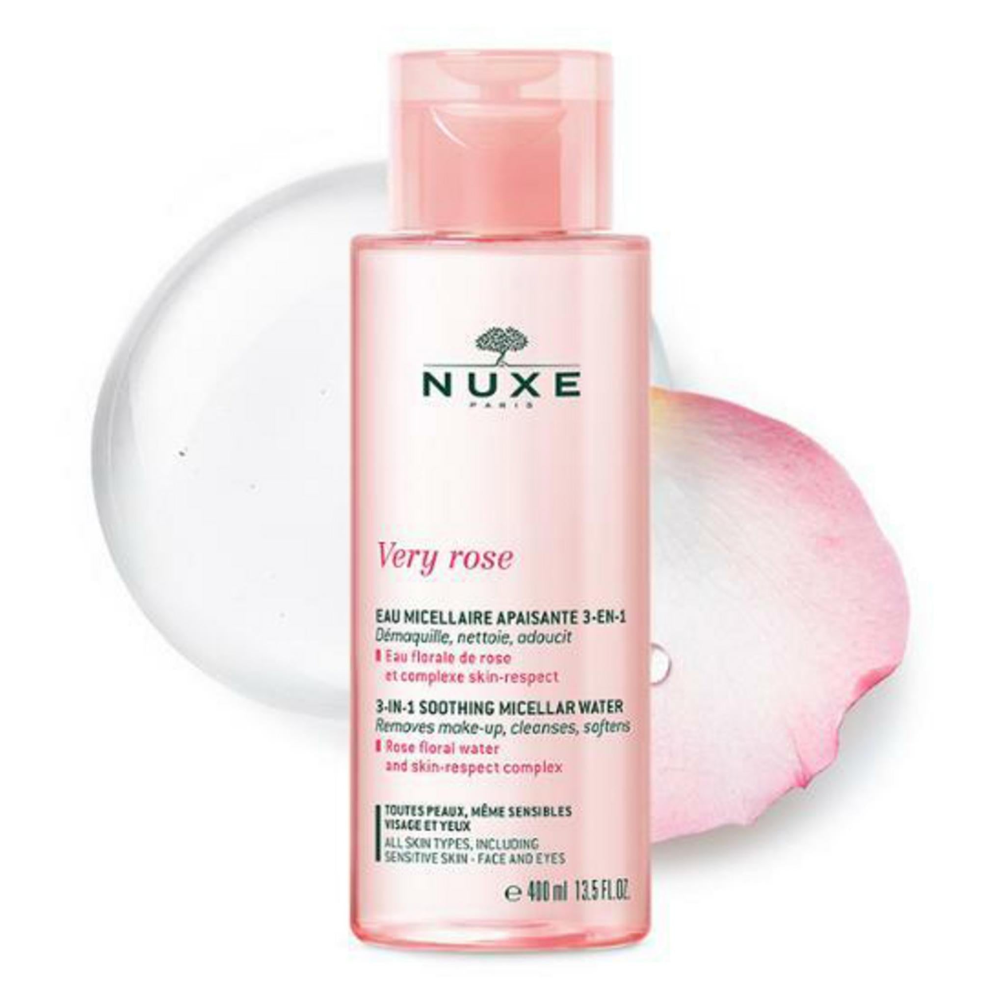 Agua micelar limpiadora Nuxe Berry Rose