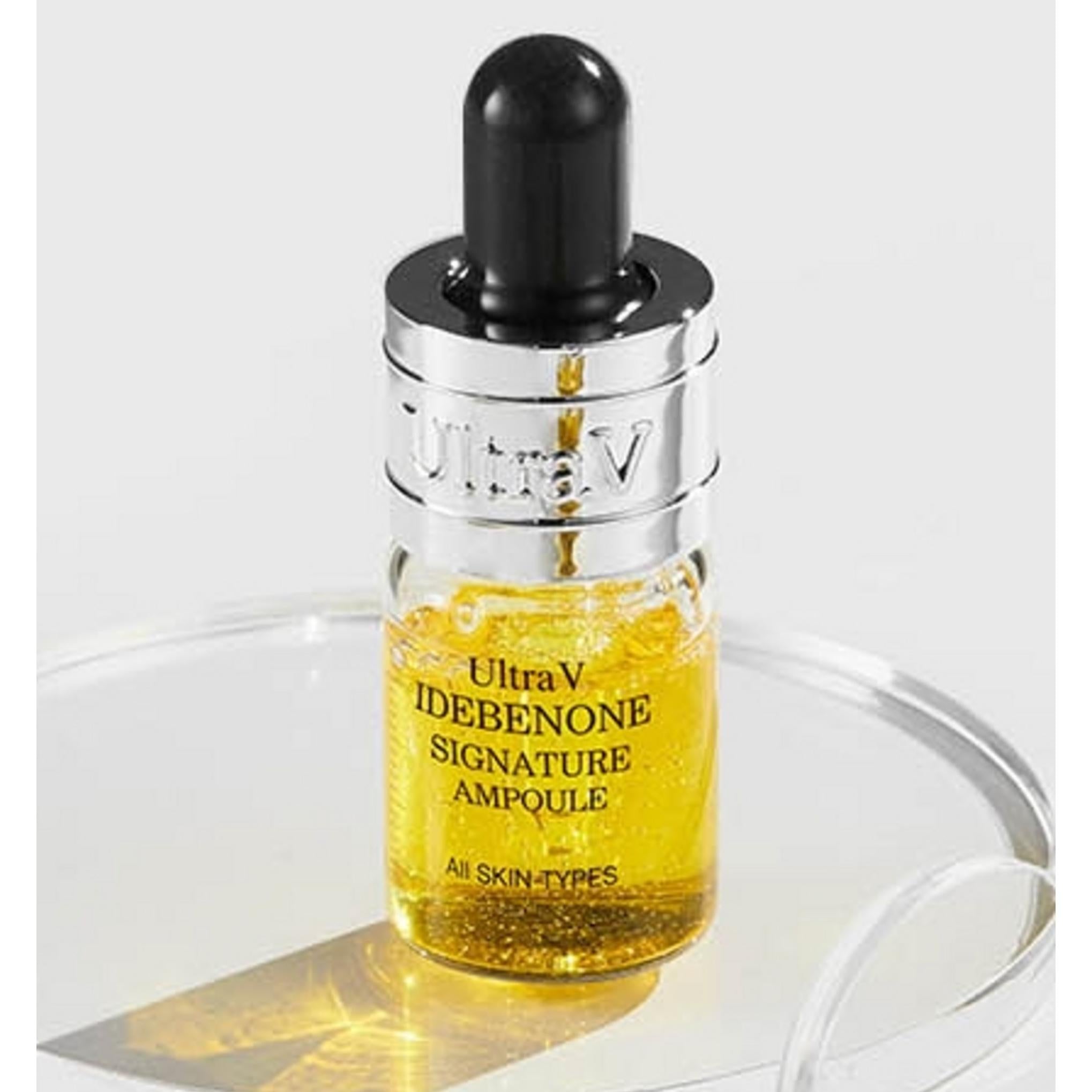 Ultra V Idebenone Signature Ampulle 8 ml x 20 Stück + Essenz 150 ml + Augencreme 30 ml + Signature Ampulle 1 ml x 8 Stück Set