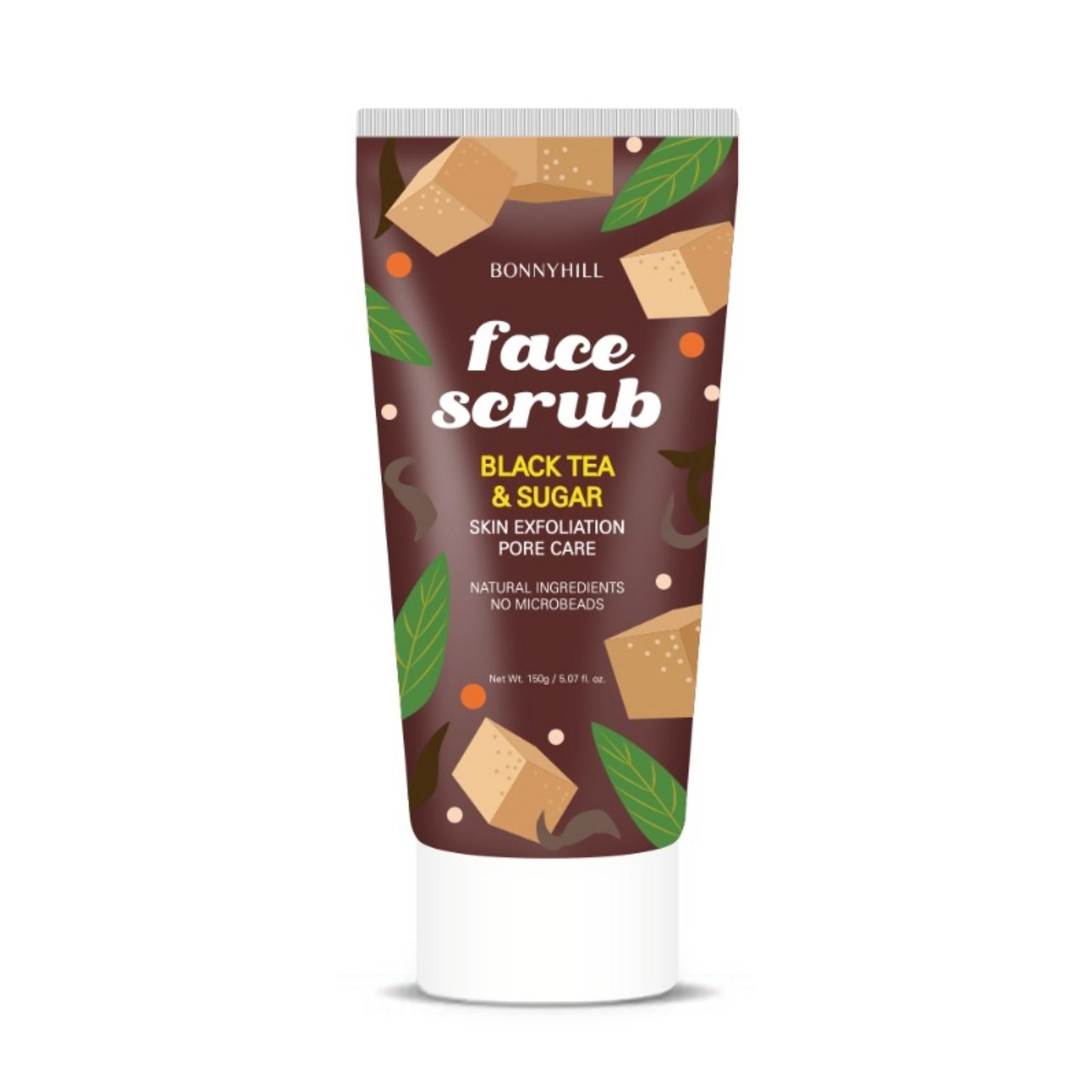 Exfoliante facial negro y azucarado de Bonnie Hill