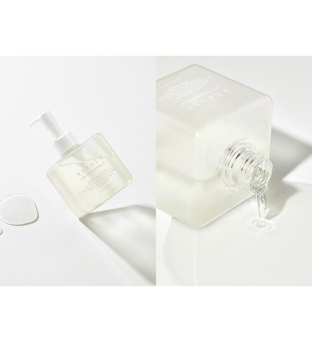 Needly Mild Óleo de Limpeza Profunda 240 ml + Gel de Limpeza Suave 1,5ml x 5p + Pantenol Água Gel Creme 1,5ml x 5p