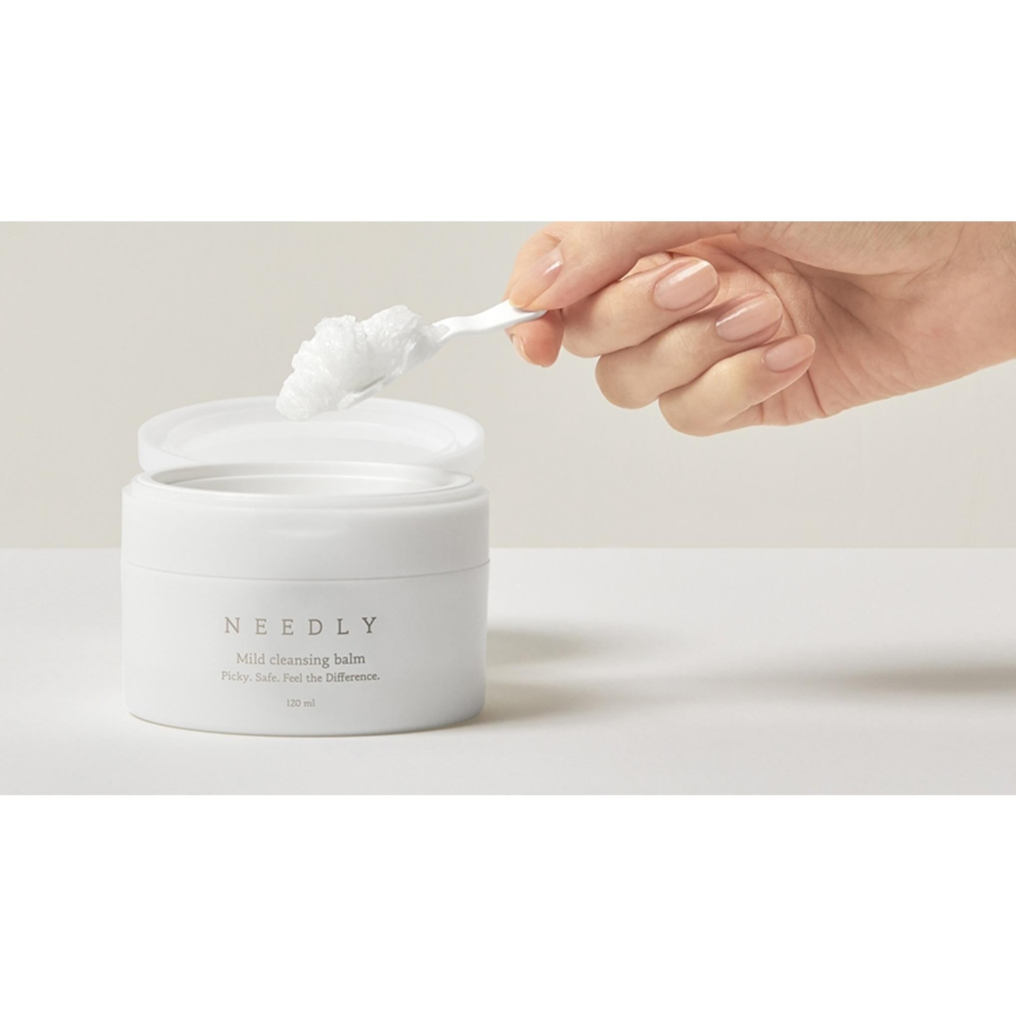 Needly Mild Cleansing Balm 120 مل + جل تنظيف خفيف 1.5 مل × 5 عبوات + كريم جل مائي بانثينول 1.5 مل × 5 عبوات