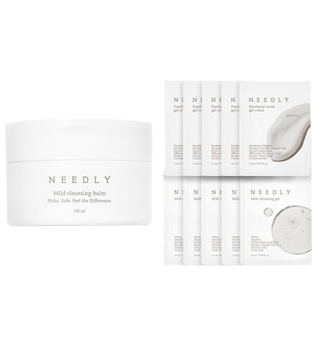 Needly Mild Cleansing Balm 120ml + Mild Cleansing Gel 1.5ml x 5p + Panthenol Water Gel Cream 1.5ml x 5p