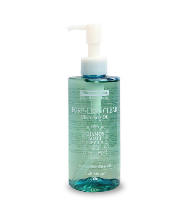 Aceite limpiador transparente sin poros de Chamos Agassi