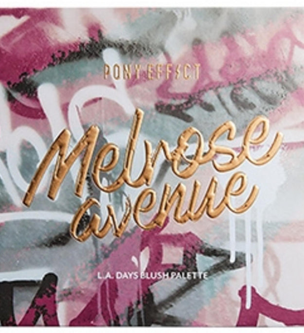 أحمر الخدود Pony Effect LA DAYS 02 Melrose Avenue + مجموعة فرشاة تظليل الخد