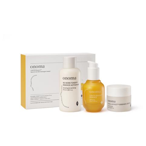 Активатор эссенции тоника Onoma No More 70 мл + эссенция Lights Blossom 35 мл + лак-эссенция Lock In Effect 25 мл