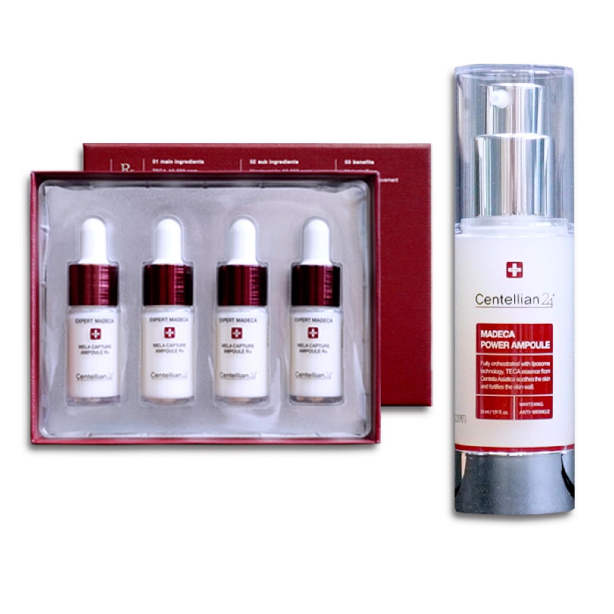 Centellian24 Expert Madeca Mela Capture Ampolla Rx 4p + Madeca Power Ampolla 30ml Set