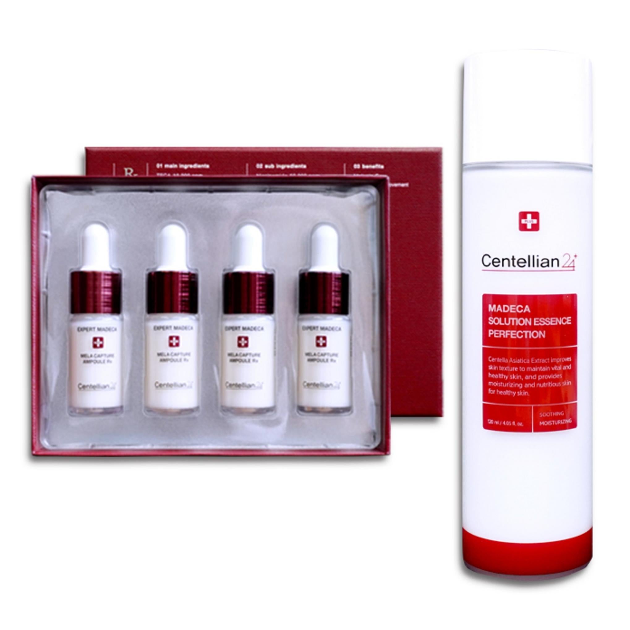 Centellian24 Expert Madeca Mela Capture Ampolla Rx 4p + Madeca Soluzione Essenza Perfezione 120ml Set