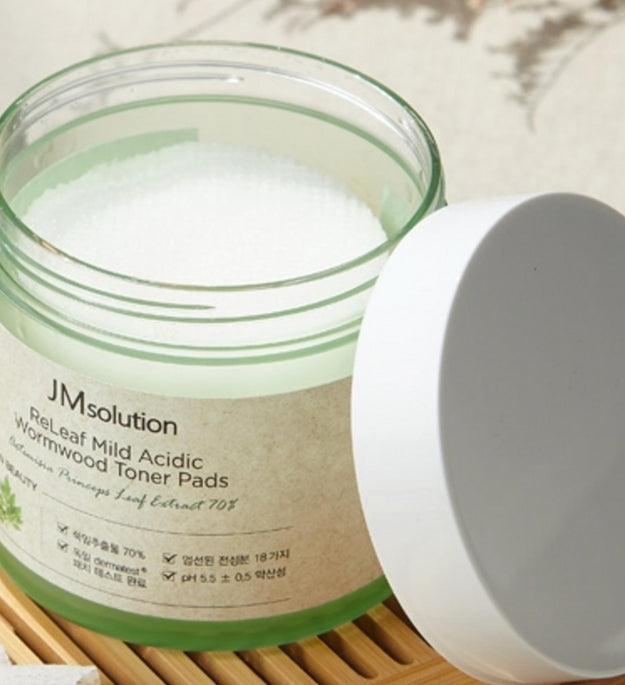 JM solution Relief Weak Acid Wormwood Toner Pad 70p