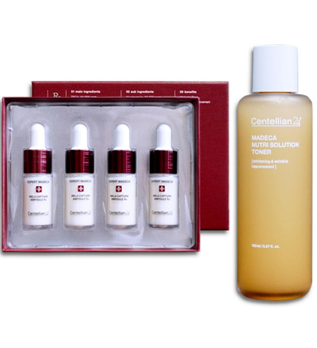 Centellian24 Set Expert Madeca Mela Capture Ampoule Rx 4p + Madeca Nutri Solution Tónico 150ml