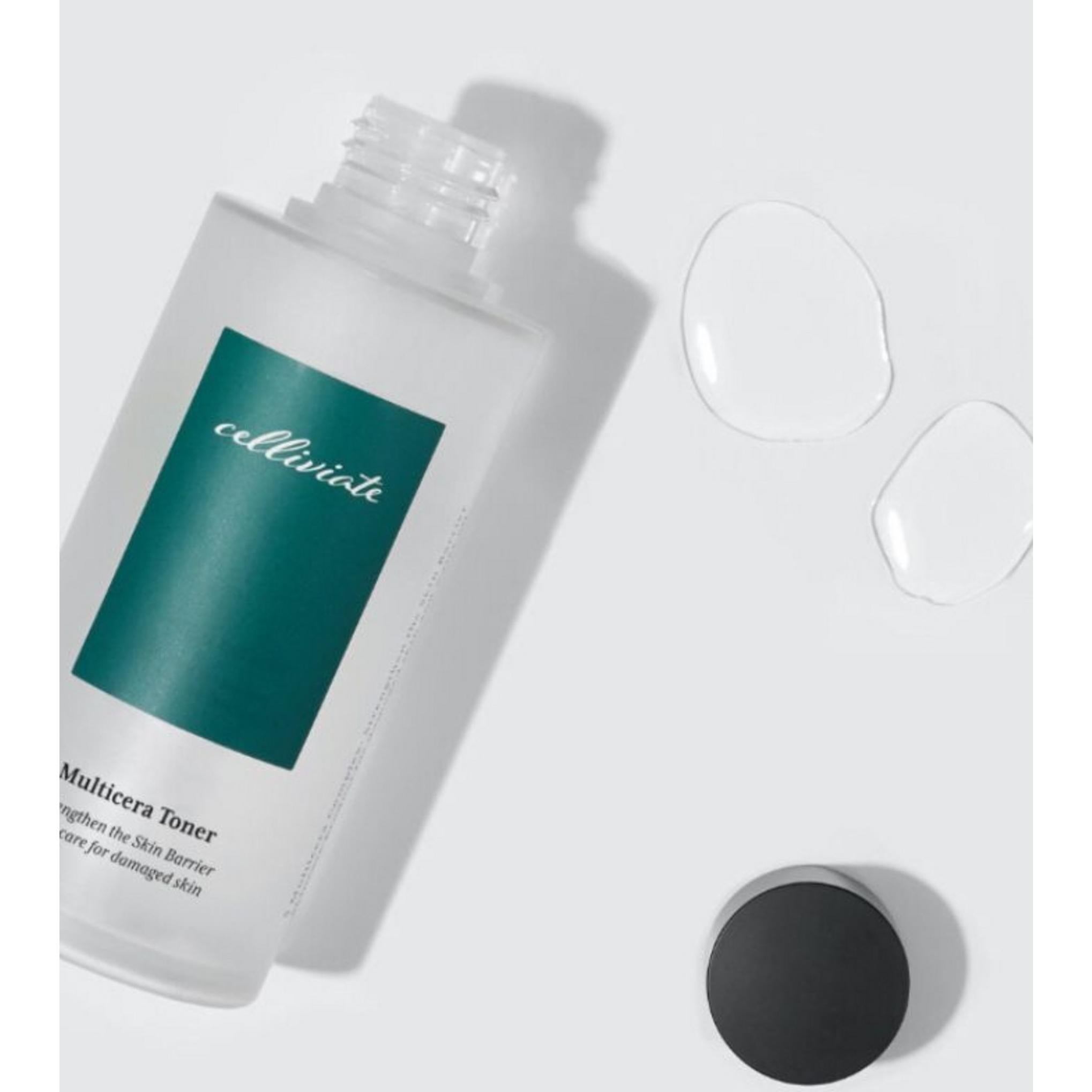 Celiviatte Set cosmetico base con ceramide complesso a 5 strati, confezione da 2