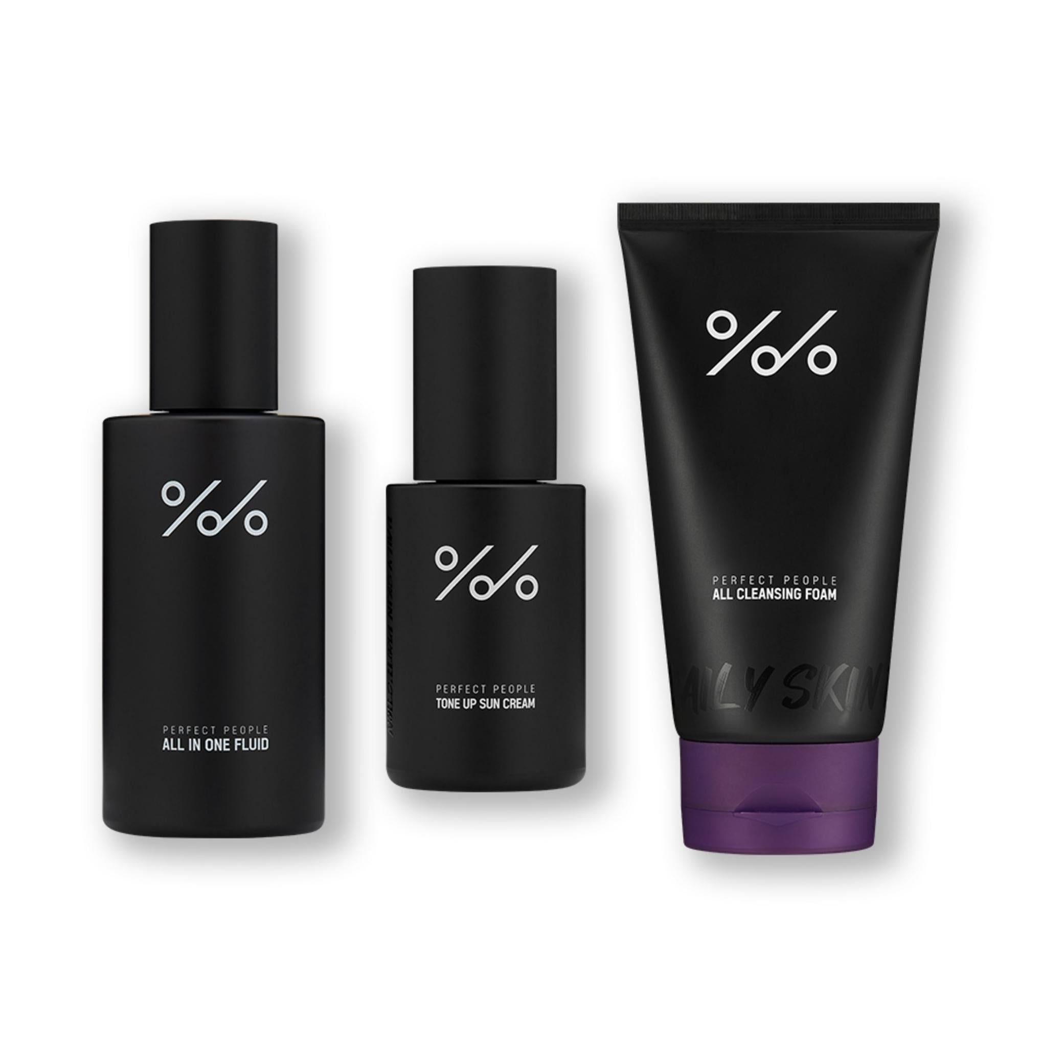 Double Percent Purple Skin Care 3er-Set