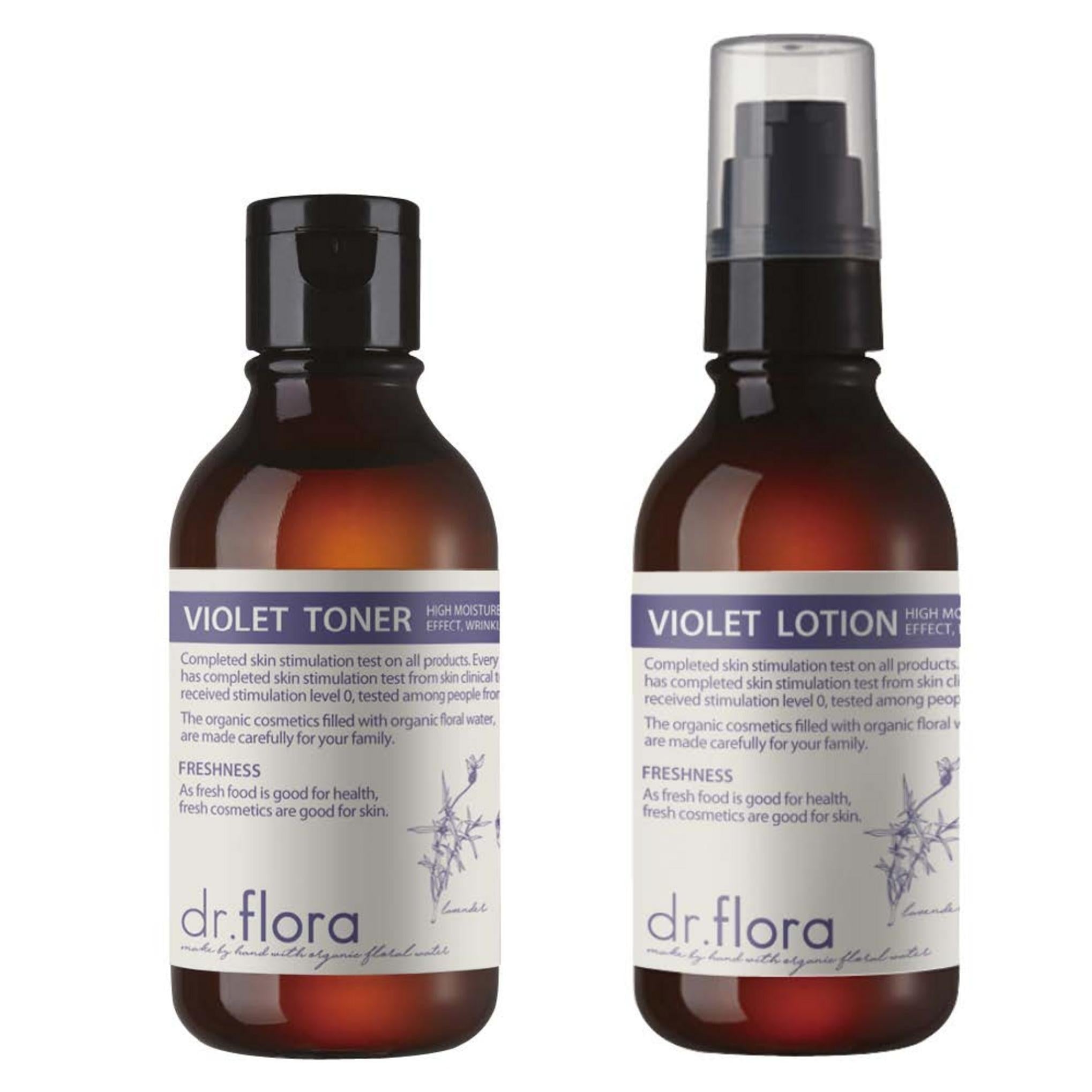 Dr. Flora Eau de Fleur de Lavande Tonique Violet 100 ml + Lotion 100 ml
