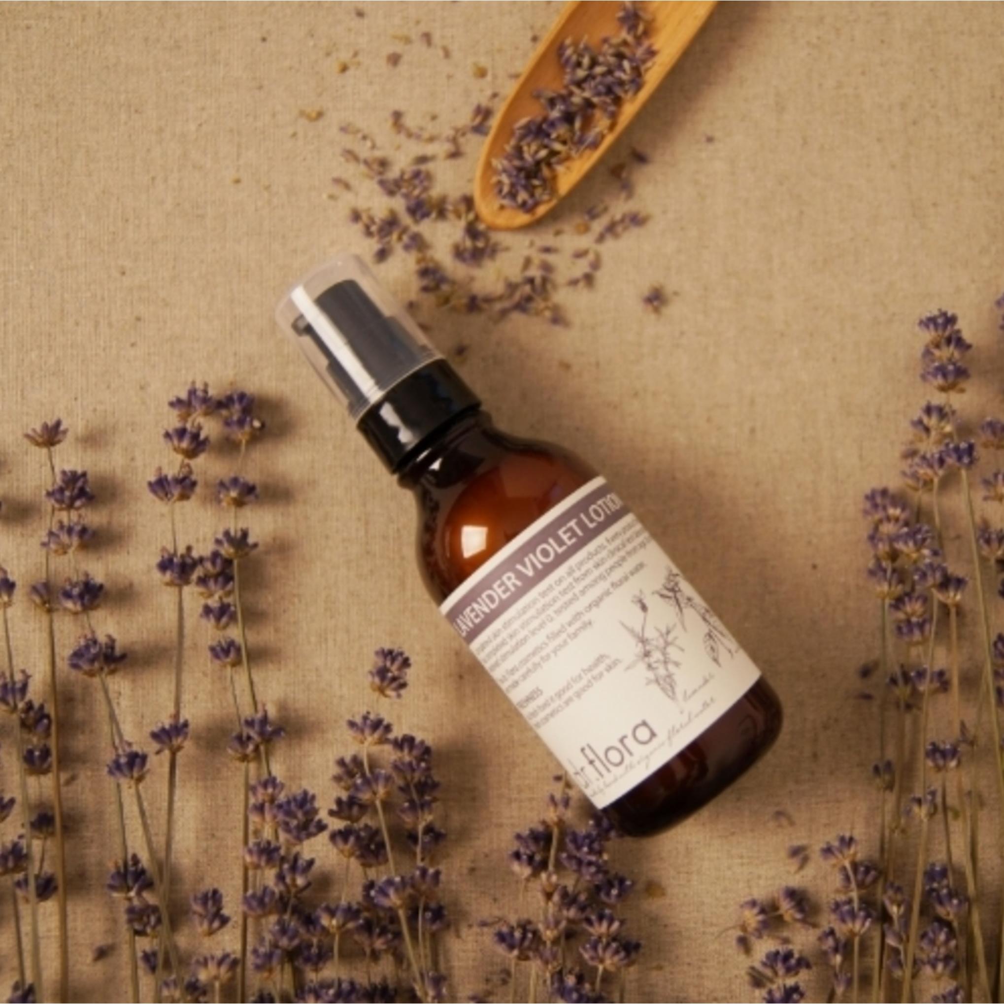 Dr. Flora Eau de Fleur de Lavande Tonique Violet 100 ml + Lotion 100 ml