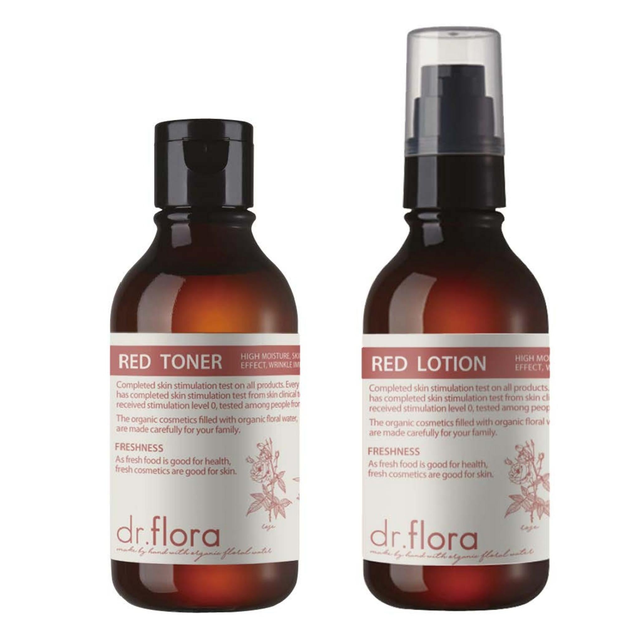 Dr. Flora Rose Flower Water Roter Toner 100 ml + Lotion 100 ml Set 404000948