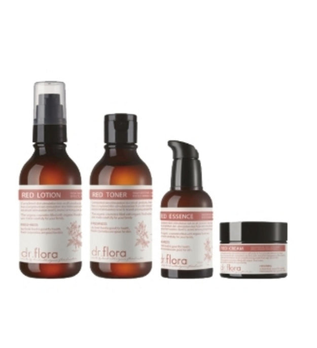 Dr. Flora Rose Flower Water Red Toner 100ml + Lotion 100ml Set 404000948