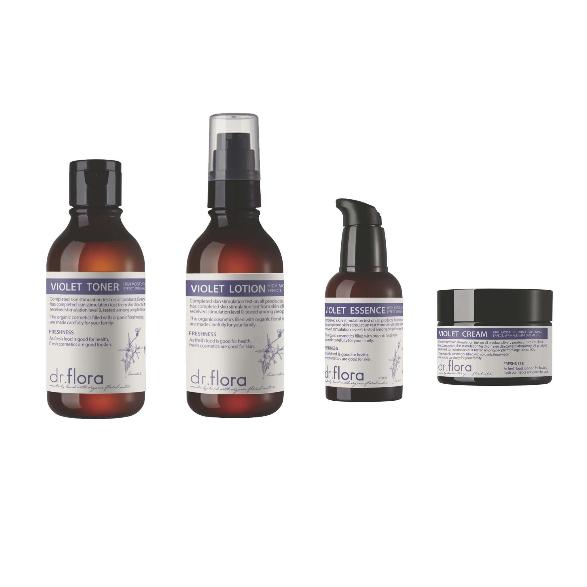 Dr. Flora Lavender Violet Set of 4