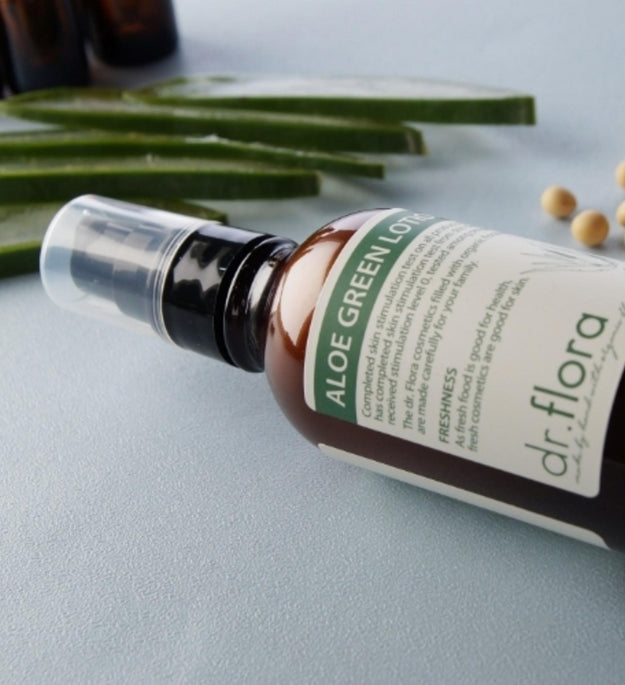 Dr. Flora Aloe Leaf Green 4 Set