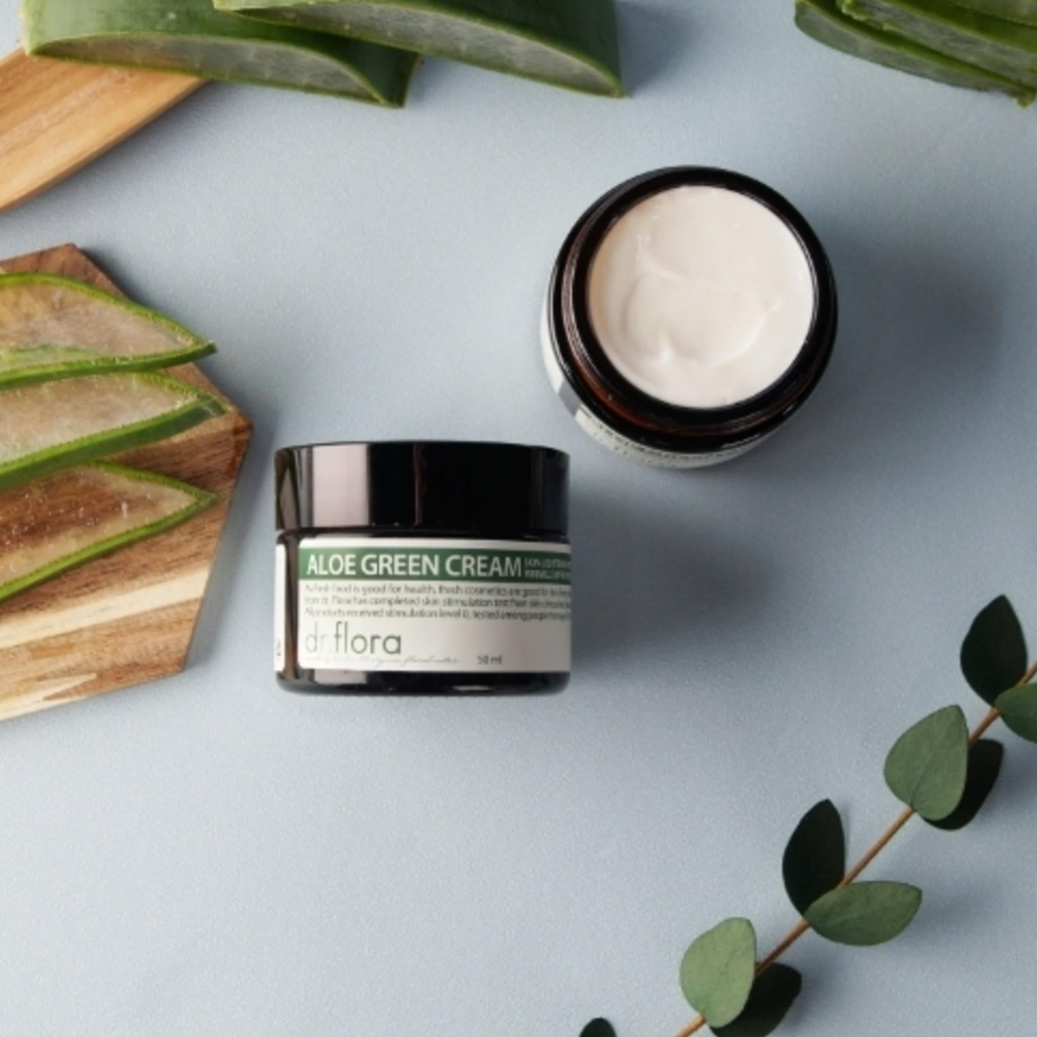 Dr. Flora Aloe Hoja Verde 4 Set