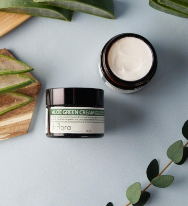 Dr. Flora Aloe Leaf Green 4 Set