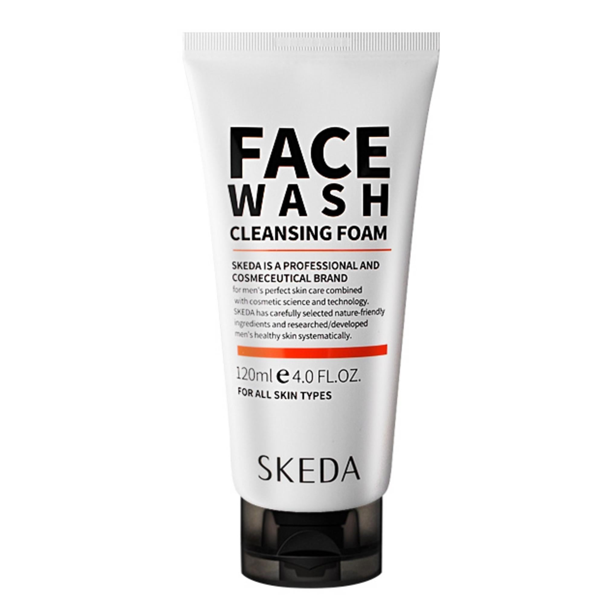 Mousse nettoyante pour le visage SKEDA