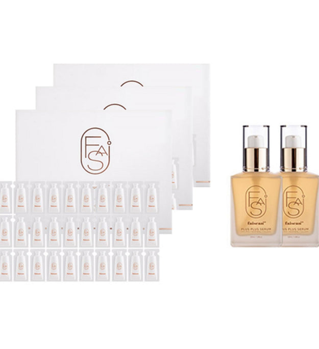 Face Can Lab Double F Vitamin C Powder Ampoule 0.2g x 90p + Plus Serum 50ml x 2p Set
