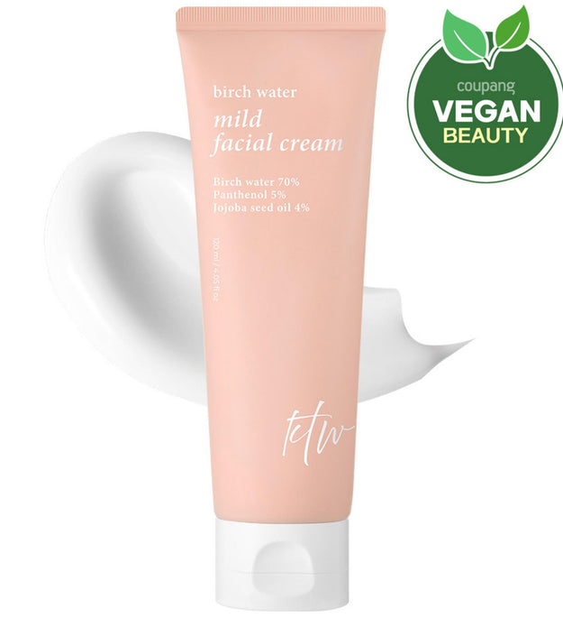 Katiew Birch Water Birch Vegan beruhigende Feuchtigkeitscreme für das Gesicht