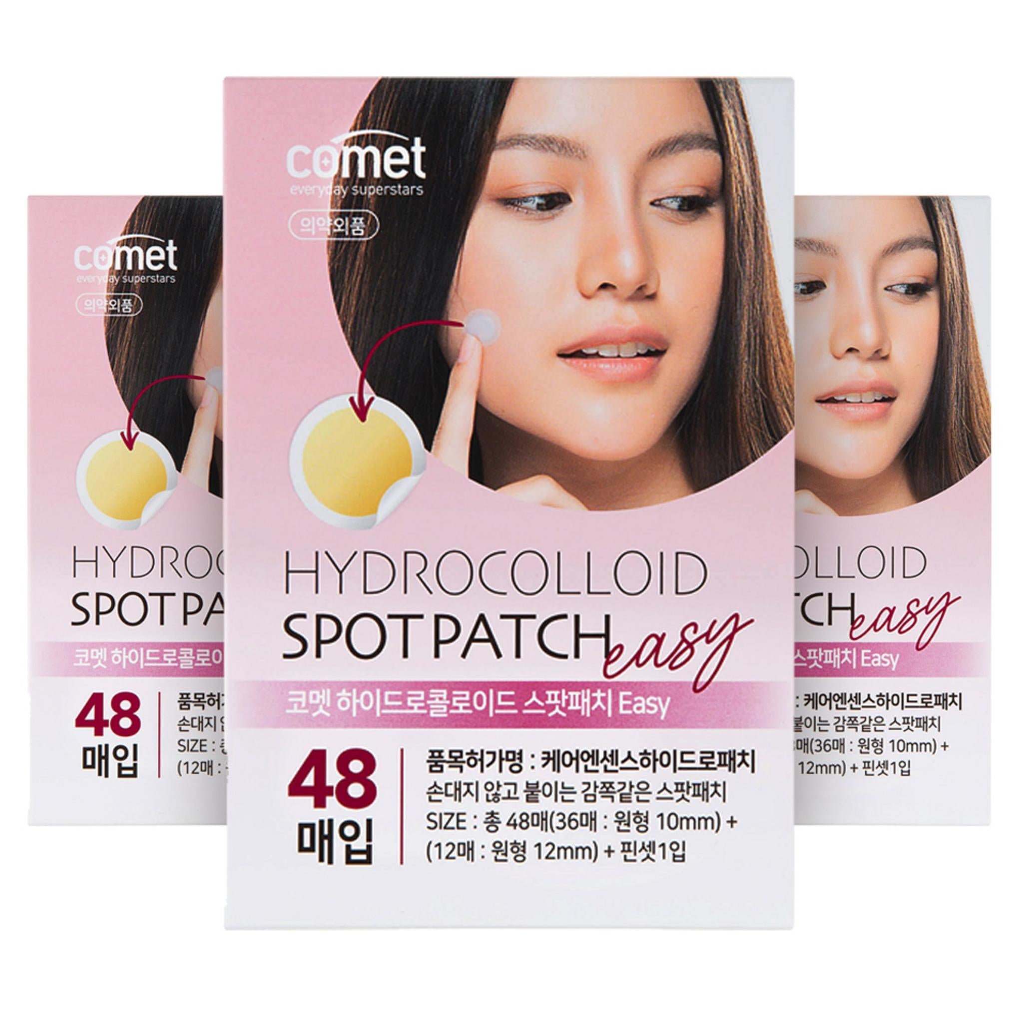 Comet Hydrocolloid Spot Patch Easy + Cımbız (48 sayfa x 3 paket)