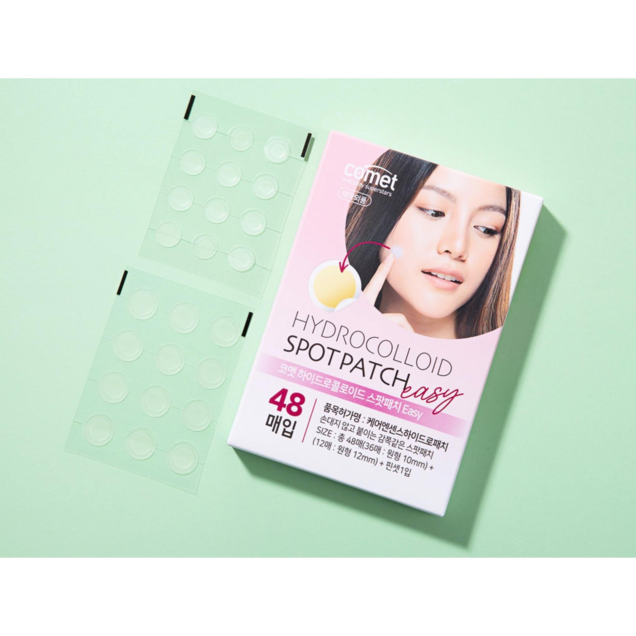 Comet Hydrocolloid Spot Patch Easy + Cımbız (48 sayfa x 3 paket)