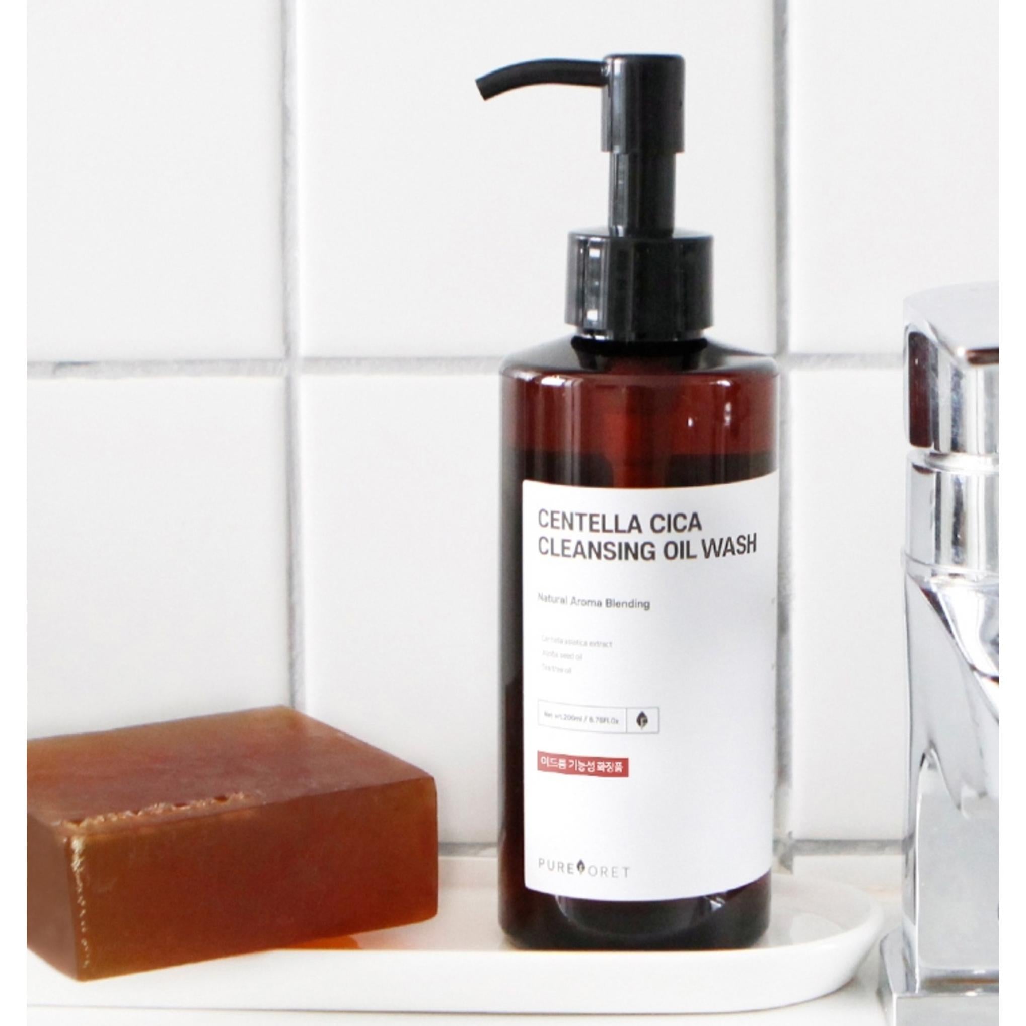 Pureforet Centella Cica Очищающее масло для умывания