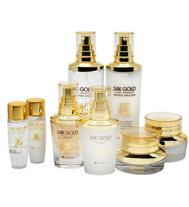 Demière 24k Gold Time Energy Special Basic Cosmetic Set of 8