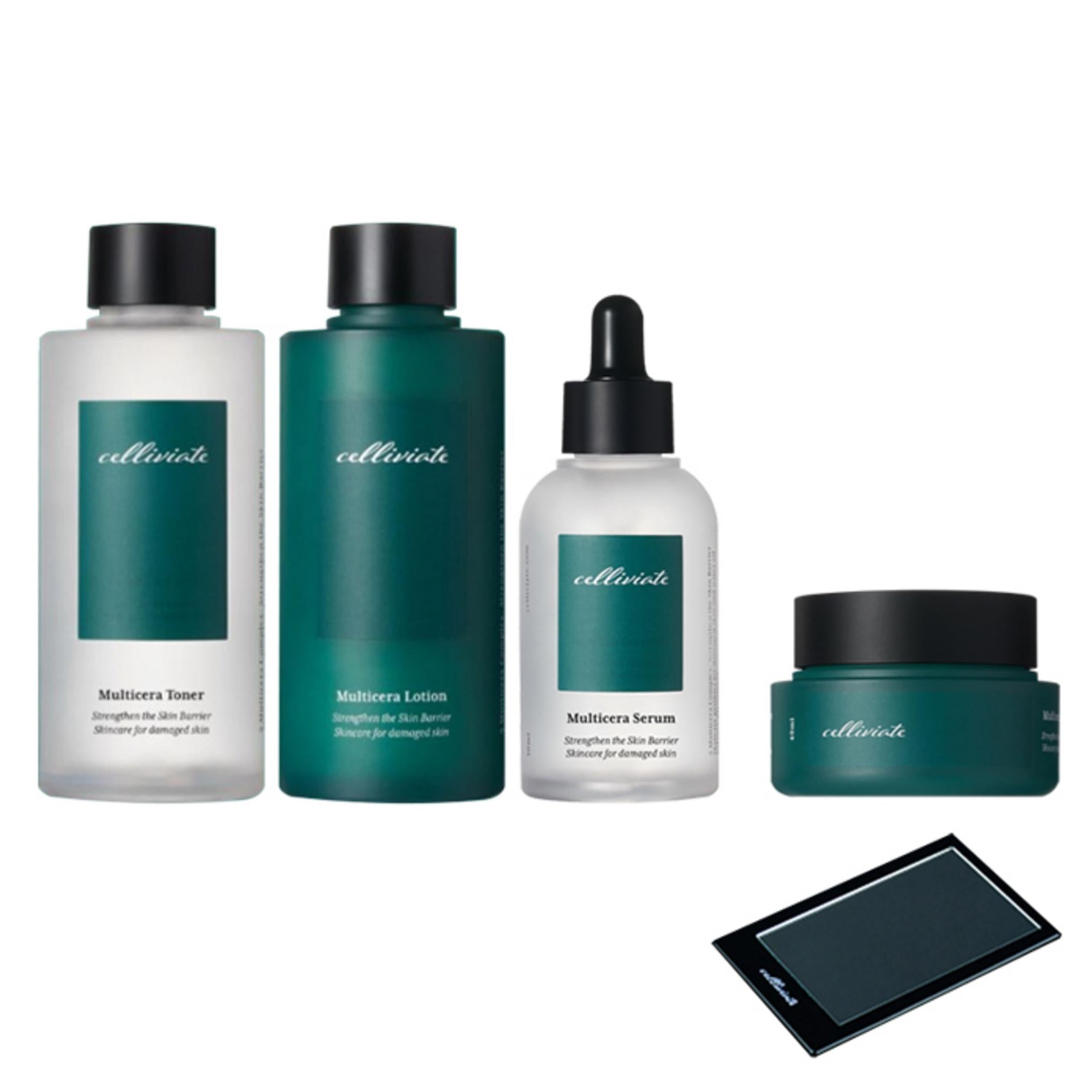 Set Celiviatte Multicera 4 tipi + specchio da mano