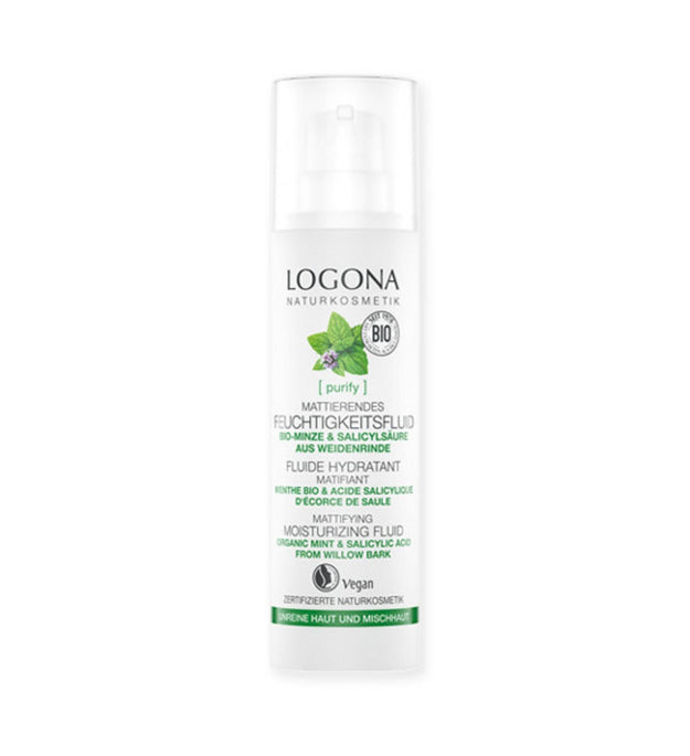 Logona Mint Mattifying Moisturizing Fluid