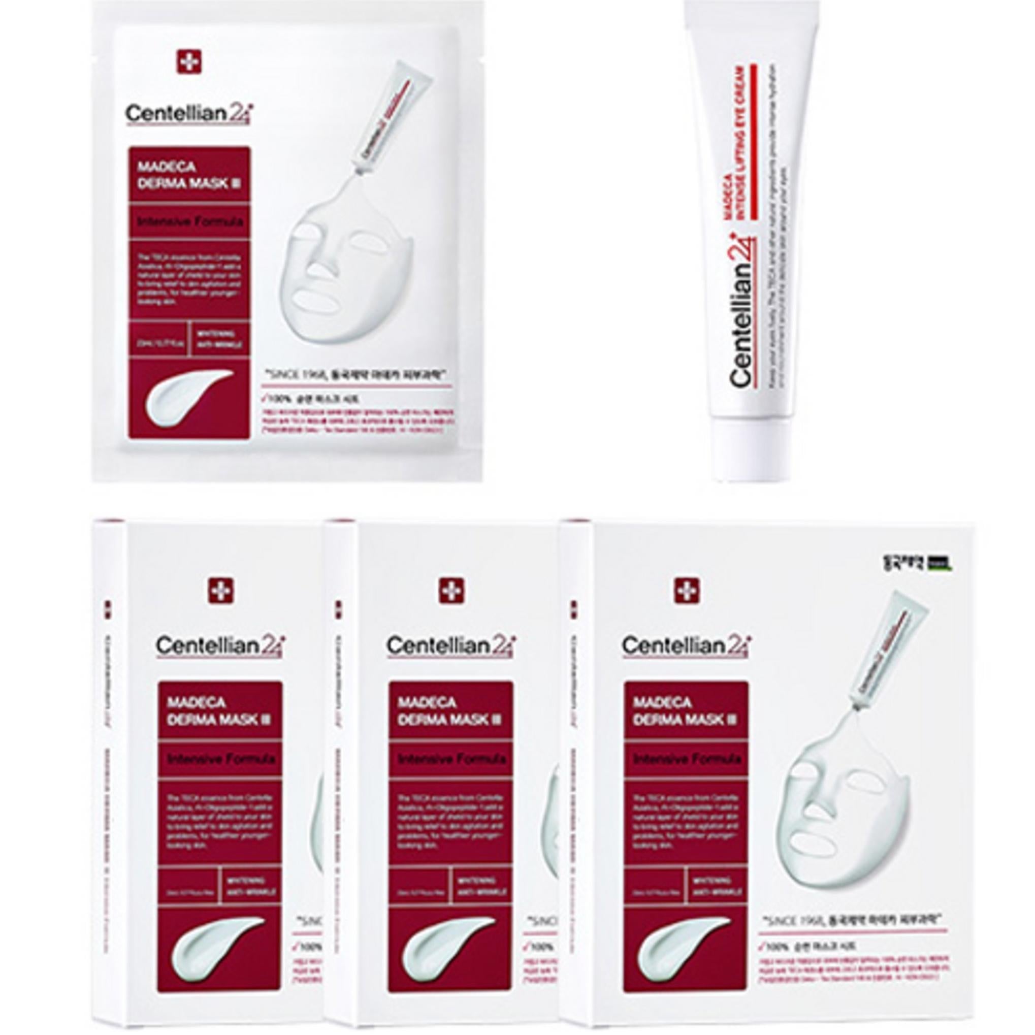 Centellian24 Derma Mask 3 Fórmula Intensiva 30p + Crema Contorno de Ojos 15ml