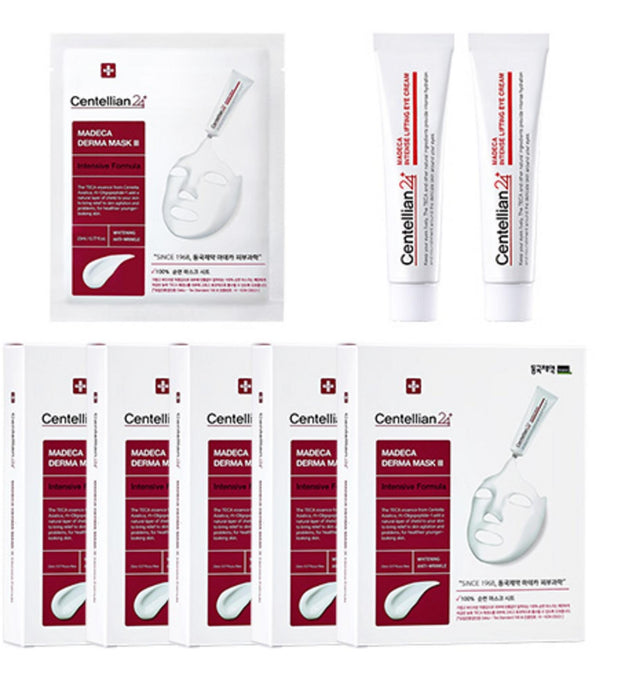 Centellian24 Derma Mask 3 Intensive Formula 50p + Eye Cream 15ml x 2p