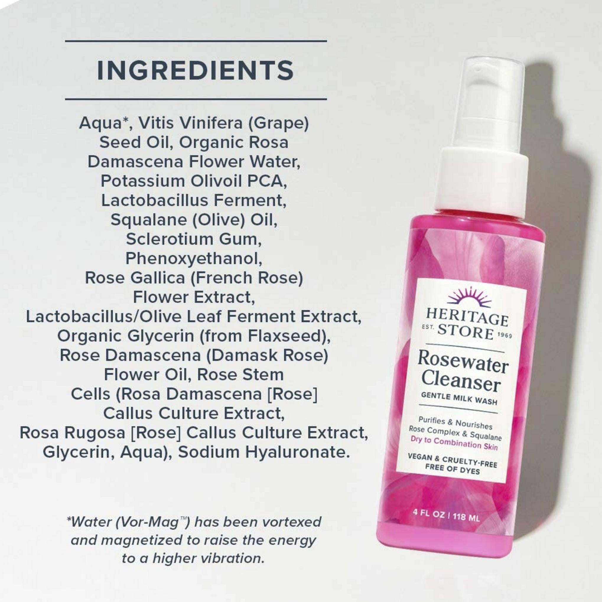 Detergente all'acqua di rose Heritage Store