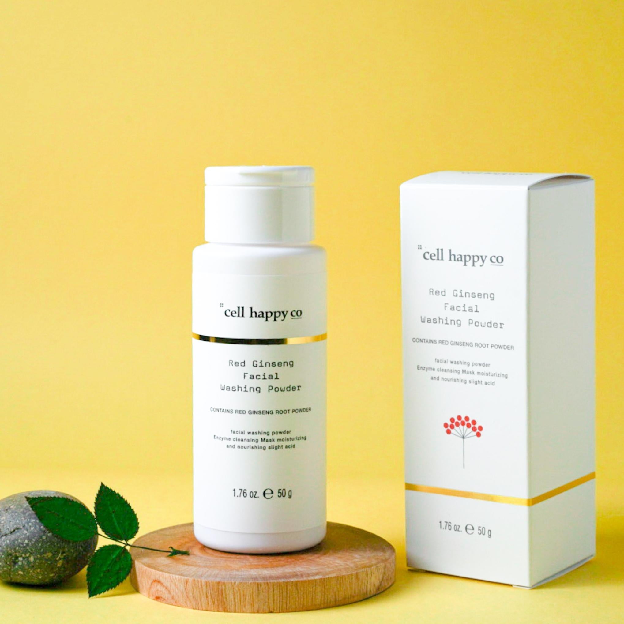 مسحوق تنظيف مسحوق الجينسنغ الأحمر من سيل هابيكو