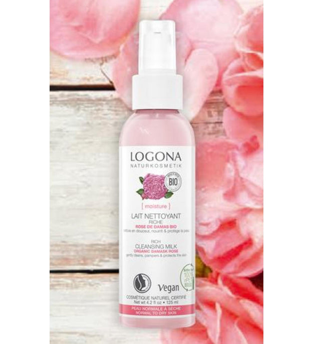 Lait Démaquillant à la Rose Logona