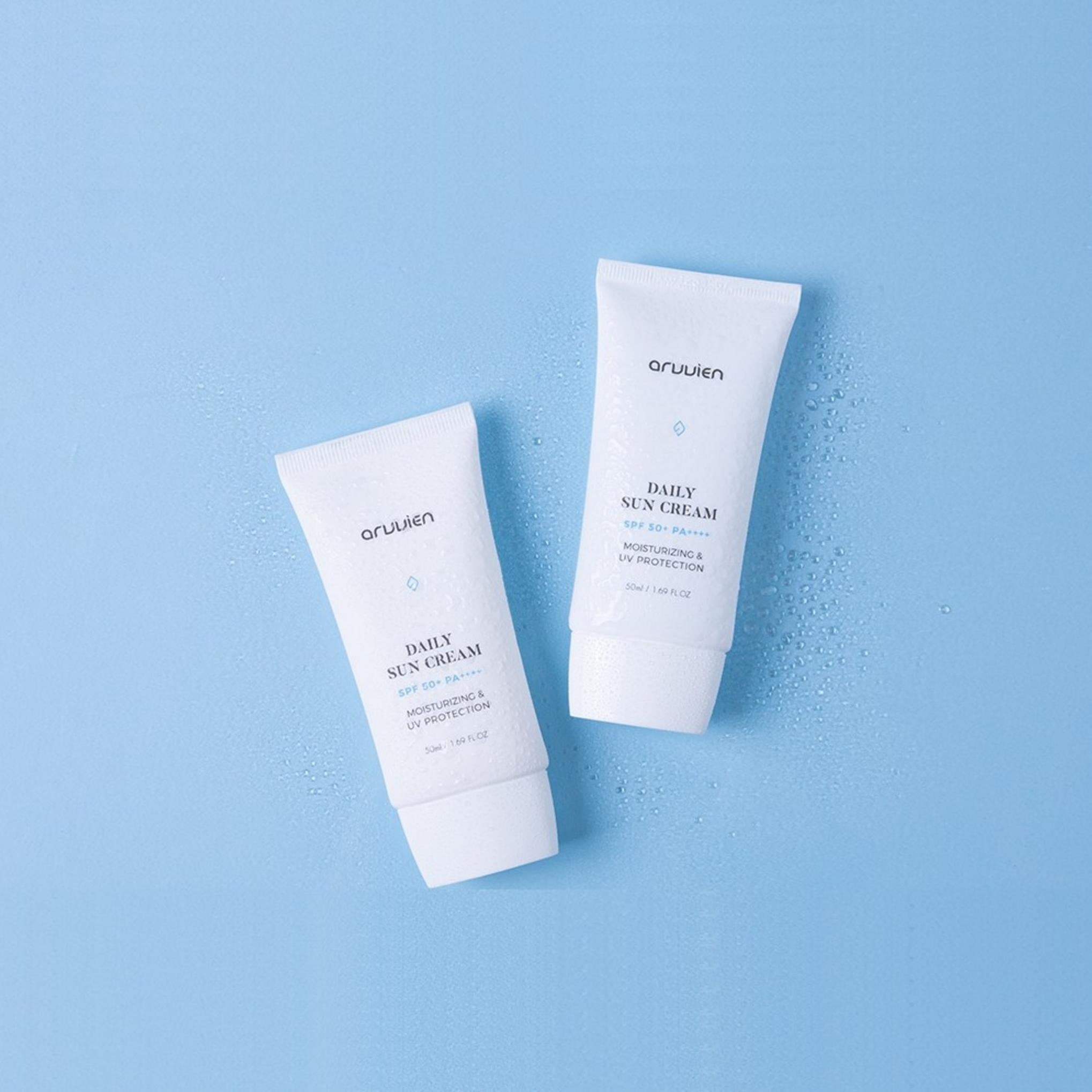 Arvien Vegan Nemli Hipoalerjenik Mavi Işık Engelleyici Günlük Güneş Kremi (SPF50+)