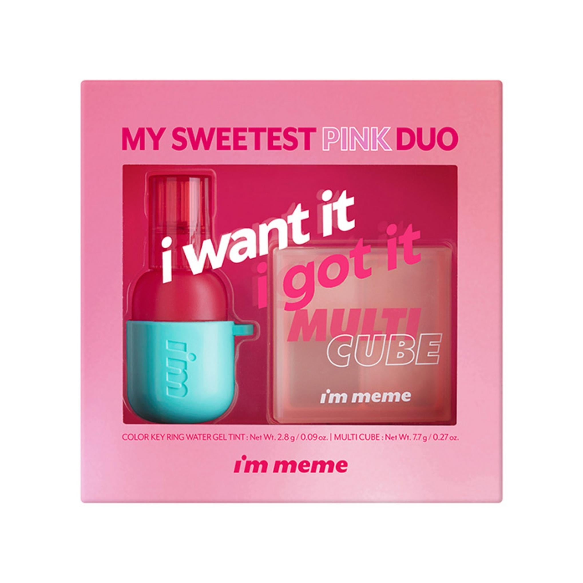 I'M MEME Best Набор для губ и глаз My Sweetest Pink Duo
