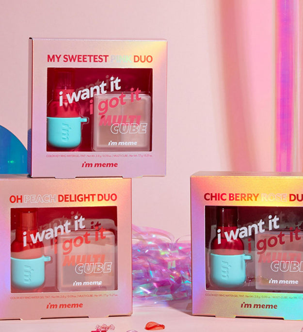 مجموعة الثنائي الأفضل للشفاه والعين من I'M MEME، O Peach Delight Duo
