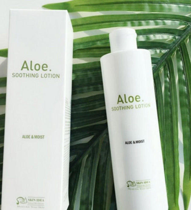 Skin Idea Aloe Skin Toner 300ml + Aloe Soothing Lotion One Touch 300ml