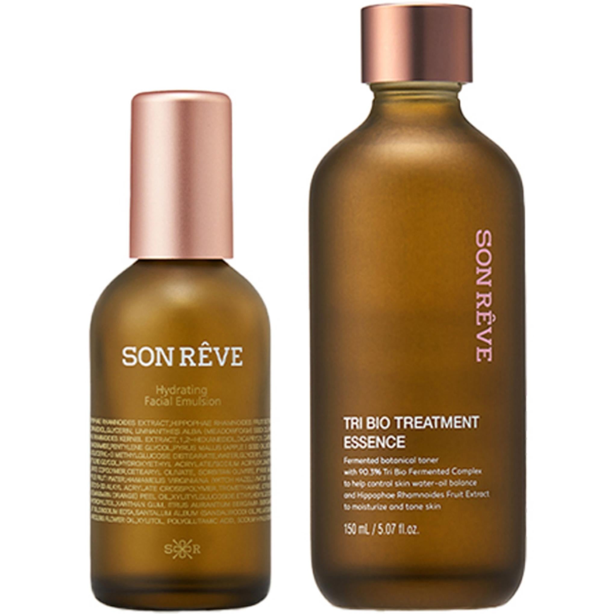 Songlev Tree Bio Treatment Essence 150 ml + feuchtigkeitsspendende Gesichtsemulsion 100 ml Basic Moisture Set