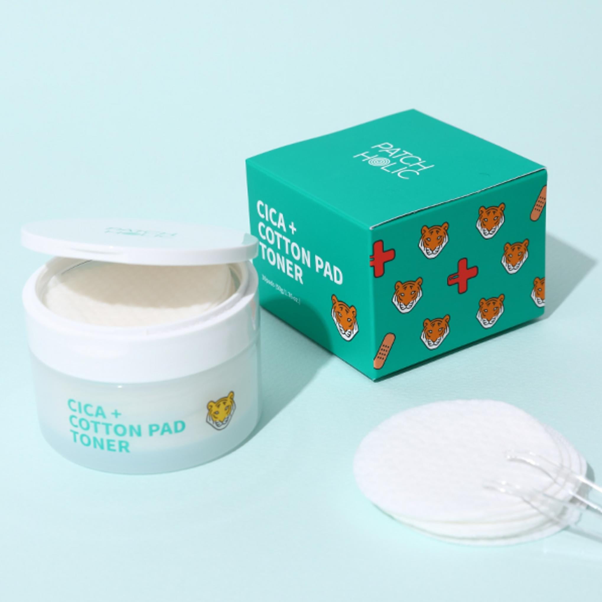 Patchholic Cica Plus Тоник для ватных дисков 30 шт.