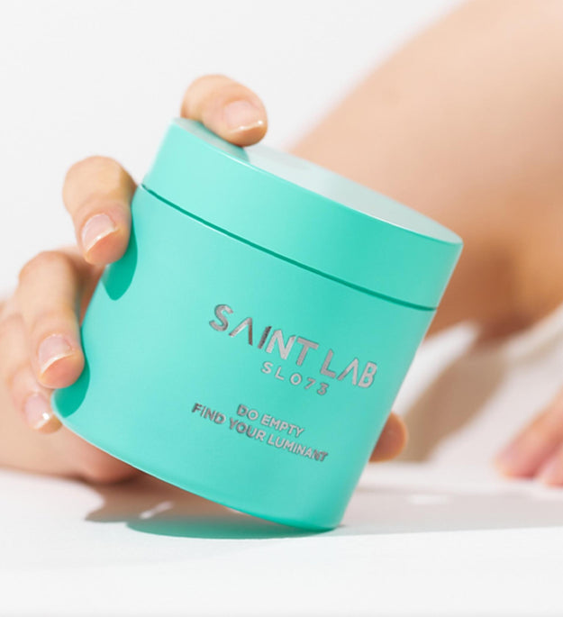 Saint Lab 073 Luminant Mint Pore Toner Pad 70sheets + Refill 70sheets + Sanitary Cap + Tongs