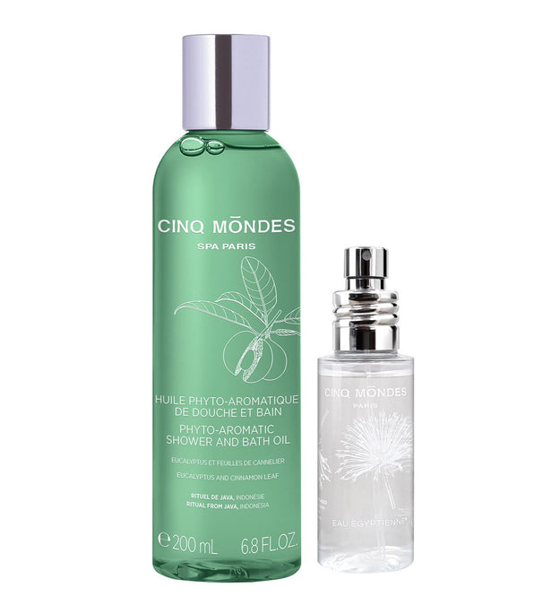 Shankmonde Body Refresh - Phyto Aromatic Shower & Bath Oil (Java) 200ml + Ou Egyption 25ml