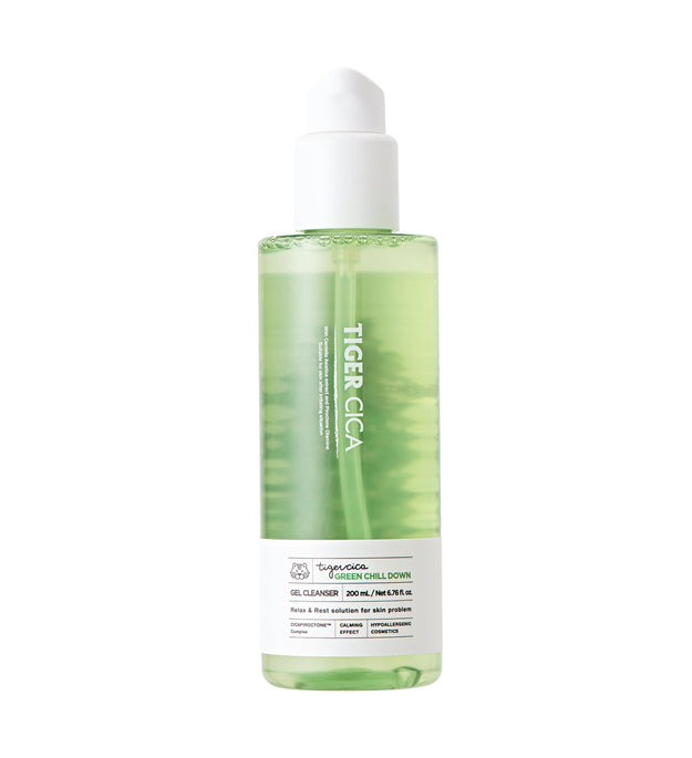 La sua pelle Tiger Cica Green Chill Down Gel Cleanser
