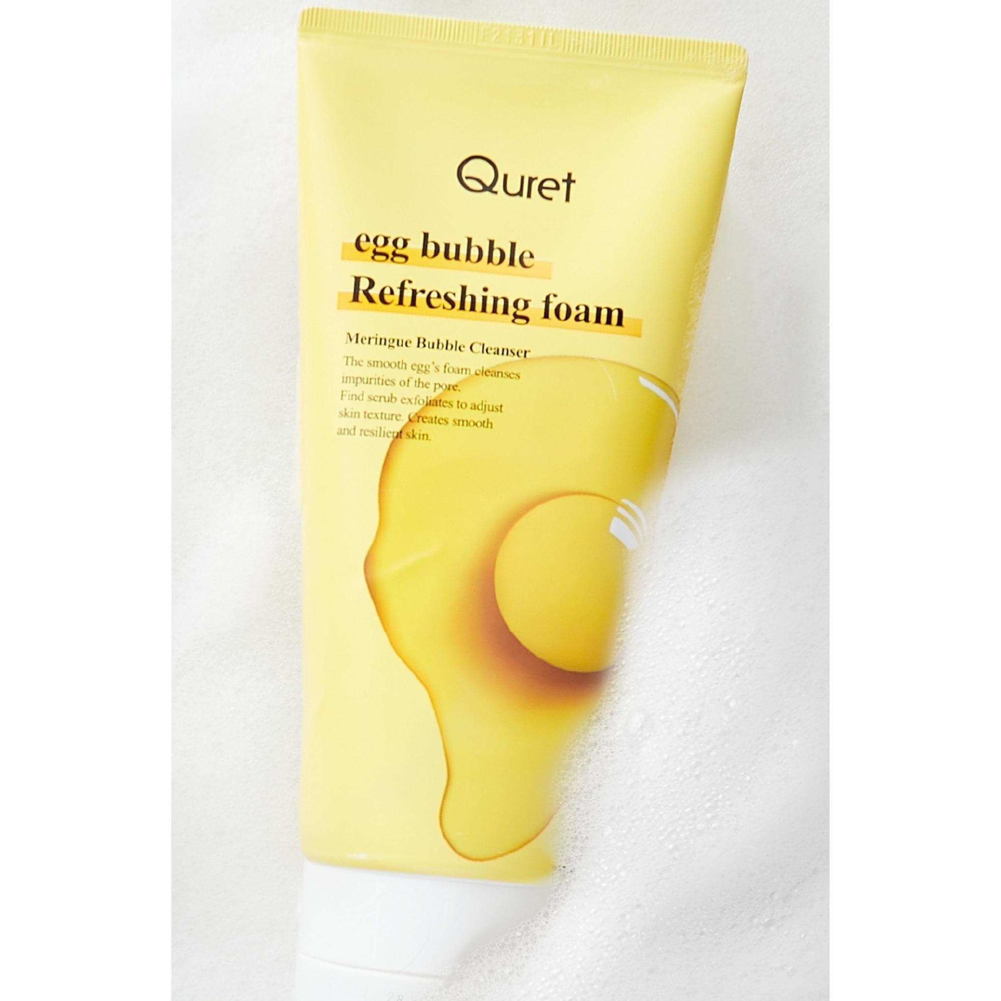 Curit Egg Bubble Peeling Gel + Mousse Nettoyante + Pack Nez + Pack Masque