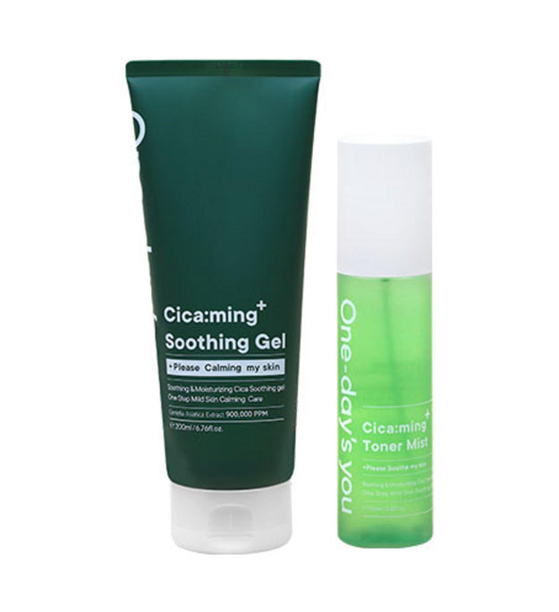 One Days You Cicaming Soothing Gel + Toner Mist