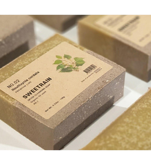Sweet Rain Eoseongcho Cleansing Face Soap 130g x 2p + bubble net