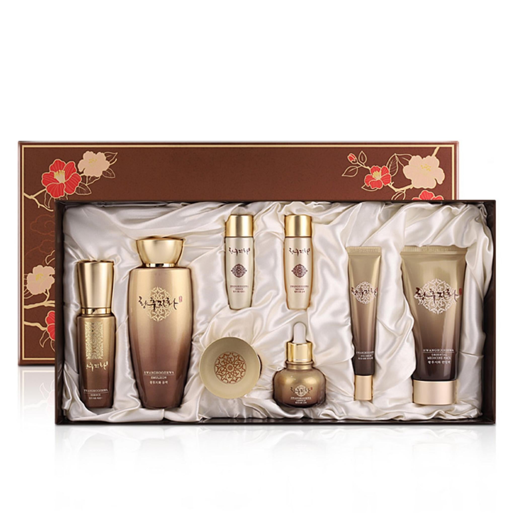 Hwanghujihwa Koreana Premium Cosmetici Erboristici 6 Articoli + 2 Articoli da Viaggio + Set Borsa per la Spesa